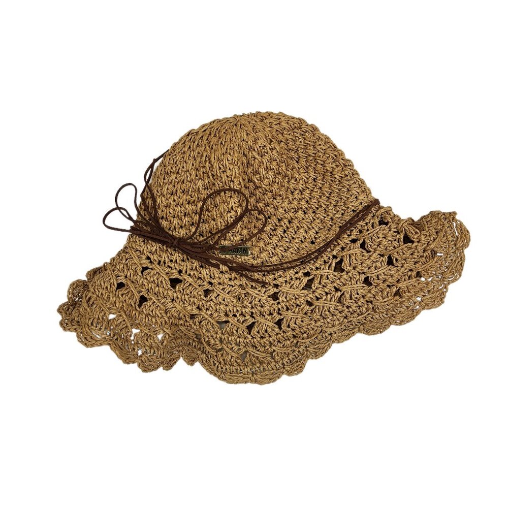 Cute Wicker Crochet Bucket Hat (O/S)